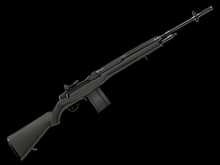 東京マルイ スタンダード電動ガンシリーズ No.81　USライフル M14 ファイバータイプ　OD ストック 《本体単品》