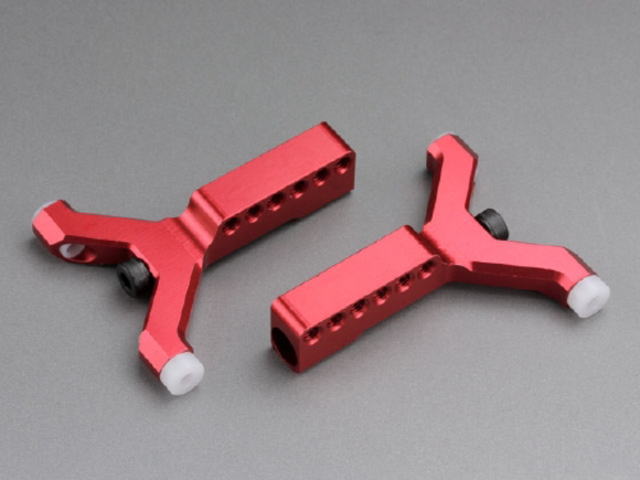 WRAP-UP 0023-FD 近藤カスタム足 インテリジェンス Y アーム Type-C(2.5mm/ レッド)