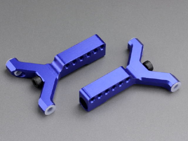 WRAP-UP 0026-FD 近藤カスタム足 インテリジェンス Y アーム Type-C(3mm/ ブルー)